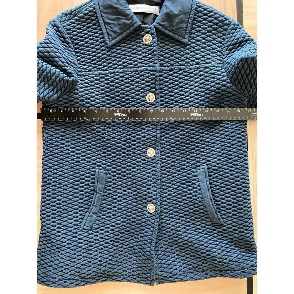 Dana Buchanan‎ Quilted Silk Jacket